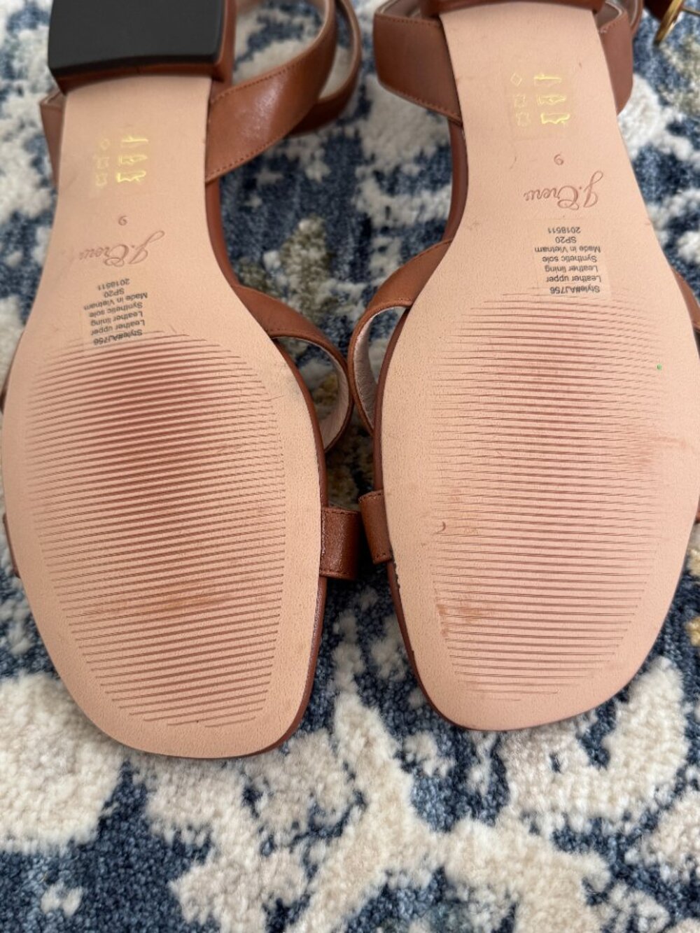 J.Crew Abbie Cross Strap Sandal | Size 9 | BRAND NEW - Picture 8 of 14